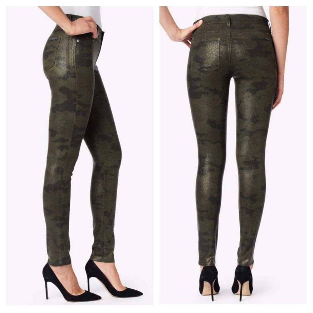 Women's HUDSON sz 24 Nico Super Skinny Camo Jeans - Picture 1 of 8